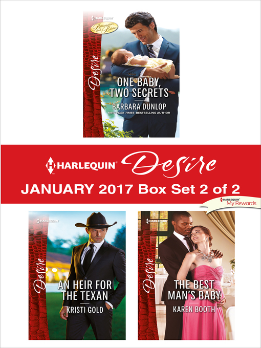 Title details for Harlequin Desire January 2017, Box Set 2 of 2 by Barbara Dunlop - Wait list